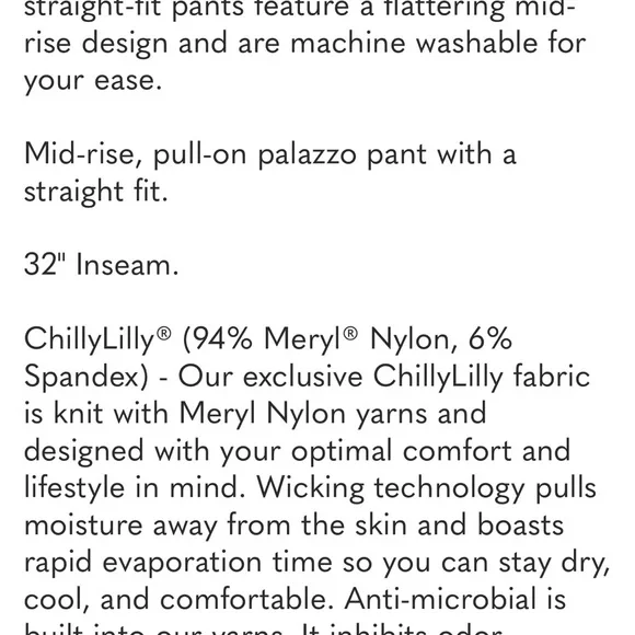 NWT Lilly Pulitzer- UPF 50+ 32" Grenada Knit Pant XL Elderflower - Picture 4 of 11